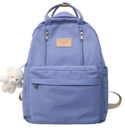 School Bag Double Zipper Tote Bags