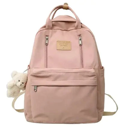 School Bag Double Zipper Tote Bags
